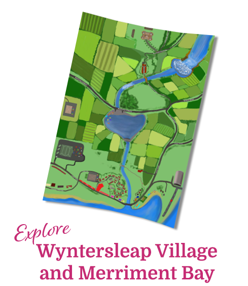 Explore Wyntersleap Village and Merriment Bay